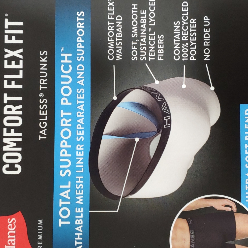 Hanes Comfort Flex Trunk Brief *1-pk* - Picture 9 of 11